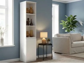 Regál s dvierkami Carlos, biely, šírka 40 cm%