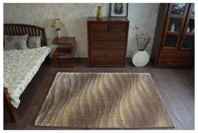 Luxusný kusový koberec Shaggy Cory béžový 120x170cm