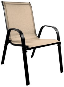 Záhradná stolička 2 kusy AGA MR4400BE-2 - béžová