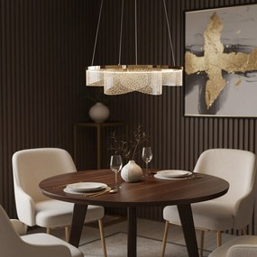 Toolight Toolight, stropné svietidlo 50cm, 57W, 4000K, 4000lm, LED G138-CP, zlatá, OSW-02622