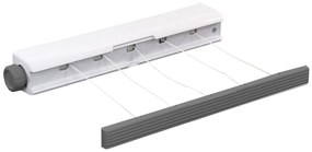 Nástenný vyťahovací sušiak na bielizeň Relaxdays RD10018858 – 5 šnúr, 21 m