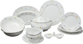 Thun obedová súprava Ophelia drobné kvietky 27-dielná