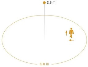 Steinel 052539 - LED Stropné svietidlo so senzorom LED/9,5W/230V