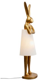 Rabbit stojacia lampa zlato-biela 150 cm