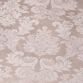 Béžové damaškové obliečky na dvojlôžko 200x200 cm Damask Jacquard – Catherine Lansfield
