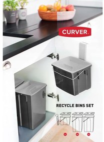 Curver Recyklačný set Biobox 2x10 l + 6 l