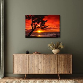 Obraz - Západ slnka (90x60 cm)