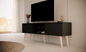 TV stolík TORONTO 160 cm čierny