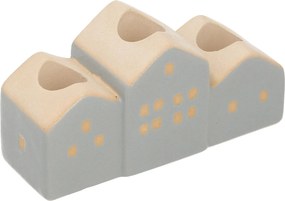 Svietnik Hauses 13x5x7cm grey