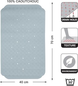 Protišmyková podložka do vane 40x70 cm Ruby – Spirella