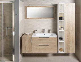 Sapho Sapho, ESPACE skrinka 35x172x32cm, 2x dvierka, ľavá/pravá, dub cuneo, ESC230-2525