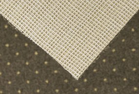 ITC, Metrážny koberec Akzento New 94, záťažový, na mieru, šíře 4m, hnedá, ab (mriežka), chodba / predsieň