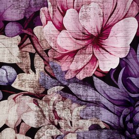 MAKOSATÉNOVÉ OBLIEČKY REINA35 200X220 CM, 2KS 70X80 CM KVETY