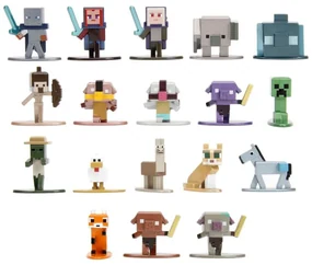 Minecraft Kovové zberateľské nanofigúrky 18 ks, wave 9
