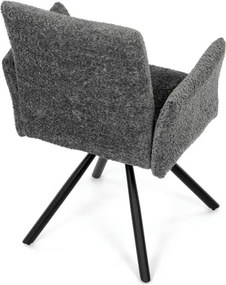 Jedálenská stolička sivá DCH-W1117 GREY2