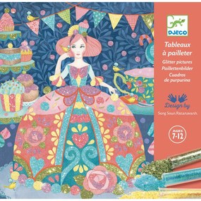 Výtvarná hra s trblietkami - sen o kráse