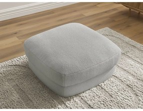 Svetlosivá podnožka z textílie buklé Leonore – Bobochic Paris