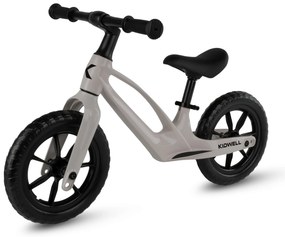 Balančný bicykel Kidwell Vito Balance, detské odrážadlo, sivý, horčíkový rám