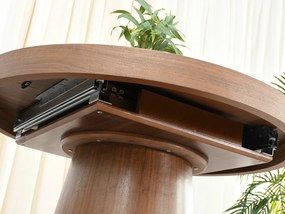 Jedálenský stôl Automoviles (orech). Akcia -12%. Vlastná spoľahlivá doprava až k Vám domov. 1137085