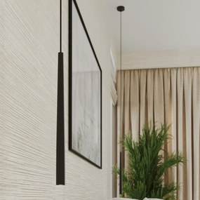 Závesné svietidlo Bliss, 3x čierne kovové tienidlo, o