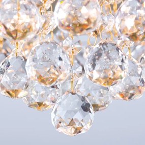 Orion DLU 2378/6/50-Krištáľové str. svietidlo GLORIA 6xG9/40W/230V pr.50 cm zlatá