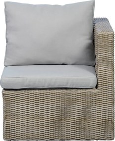 Záhradná lounge súprava pre 2 v béžovej a svetlohnedej farbe Modular – Unique Furniture