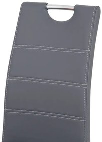 BONTEC Jedálenská stolička, čierna, ekokoža, HC-484 BK Farba: Čierna