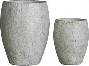 MI Sada oválnych kvetináčov CORA 1/2