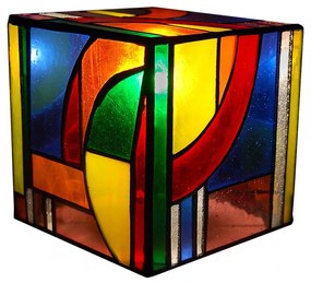 Dekoračná lampa tiffany KANDINSKI