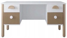 Písací stolík LOFT, biely