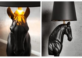 Stojaca lampa 30082 Horse Čierna - Komfort-nábytok