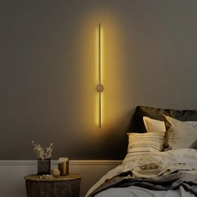 LED nástenné svietidlo v zlatej farbe ø 7 cm Sword – Opviq lights