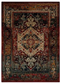 Koberec POLONIA ALHAMBRA Ornament rám, rubín