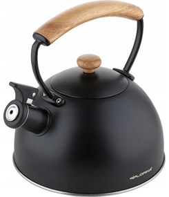 Florina Nehrdzavejúci čajník Natura Line 1,8 l, čierna