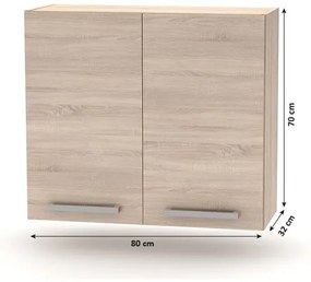 Kuchyňská linka 2,4 m, NOVA PLUS 0000210268 Tempo Kondela