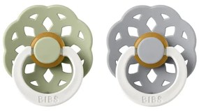 BIBS Boheme cumlíky, kaučuk NOČNÉ 2ks - veľkosť 1 - Sage Cloud