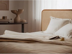 Zelená čalúnená dvojlôžková posteľ s roštom 140x200 cm Aveline – Micadoni