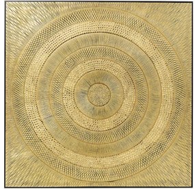 Circle obraz zlatý 120x120cm