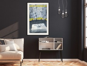 Artgeist Plagát - Metropolis [Poster] Veľkosť: 40x60, Verzia: Zlatý rám s passe-partout