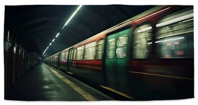 Sablio Uterák Metro na tmavej stanici - 30x50 cm