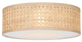 Orientálne stropné svietidlo ratan 30 cm - Tromma