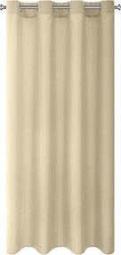 KRÁTKY ZÁVES NA KRÚŽKOCH RITA 140X175 CM BÉŽOVÁ