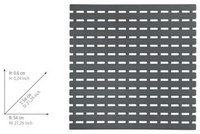 WENKO 23125100-Protišmyková podložka do sprchy ARINOS 54x54 cm sivá/sivá