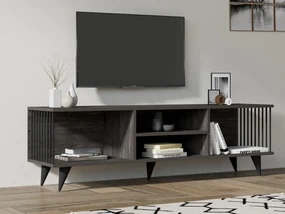 TV stolík Pibane (antracit) . Akcia -20%. Vlastná spoľahlivá doprava až k Vám domov. 1095255