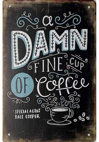 Ceduľa Damn Coffee