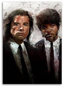 Gario Obraz na plátne Pulp Fiction, Vincent a Jules - Dmitry Belov Rozmery: 70 x 100 cm