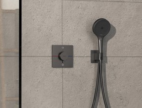 Hansgrohe ShowerSelect Comfort E, termostat pod omietku pre 2 spotrebiče, kartáčovaný čierny chróm, HAN-15572340