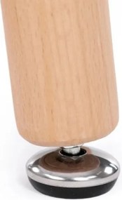 AKCIA Čierny jedálenský stôl BERGEN 120x80 cm II. akosť