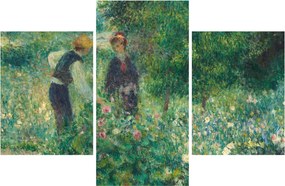 Obraz - Auguste Renoir, Picking Flowers, reprodukcia (90x60 cm)
