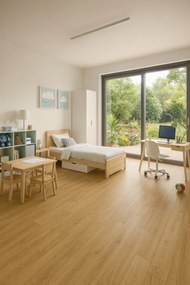 Beauflor, PVC podlaha - lino Ambient Honey Oak 636M, na mieru, šíře 2m,3m,4m, béžová, bez podkladu, chodba / predsieň